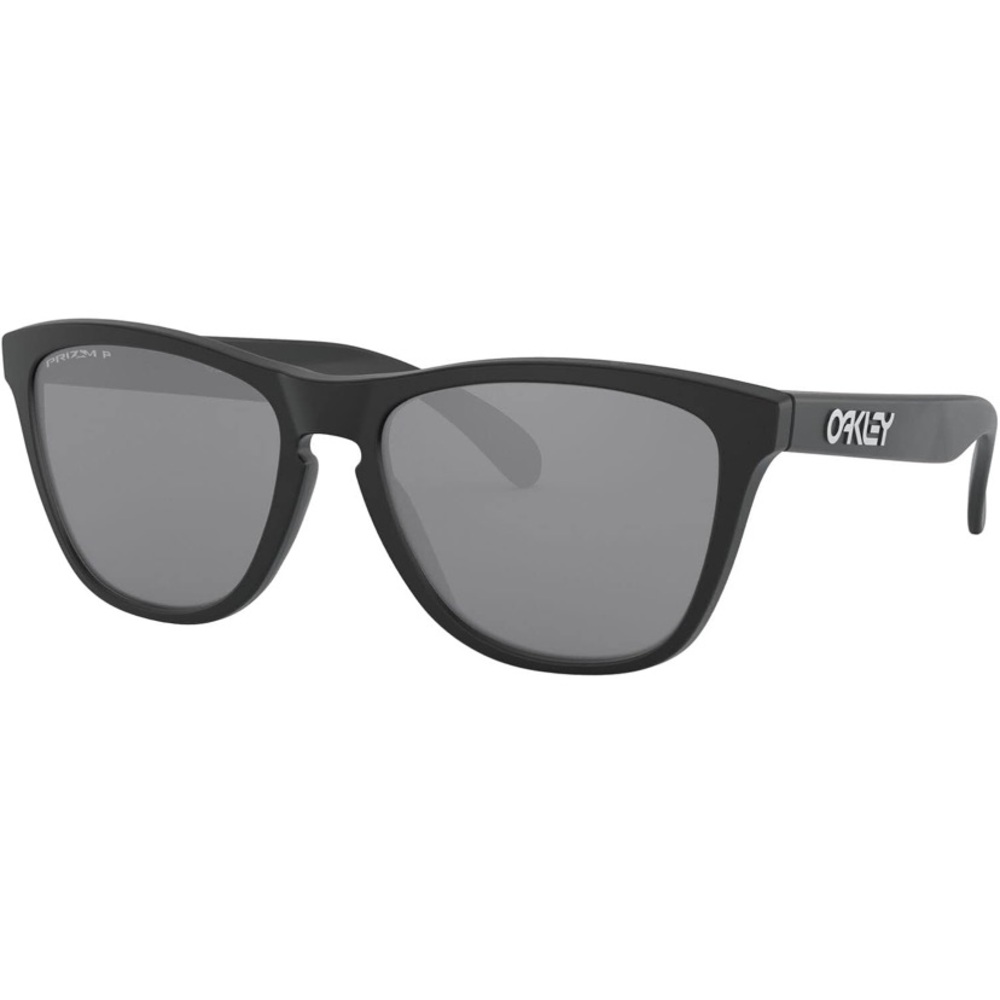 Oakley 0OO9013 Frogskins Square Sunglasses - Matte Black/Prizm Black Polarized